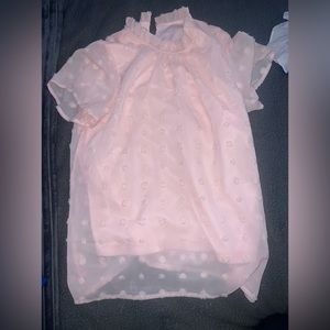 Pink flowy top!